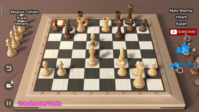 STRATEGI CATUR AMPUH MAGNUS CARLSEN YANG SANGAT MENGESANKAN VS MANFAY | Norway 2014 | CHESS.COM смотреть онлайн