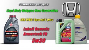 Lukoil Genesis Armortech FD 5w30 (отработка из Honda, 4 955 км., 183 моточаса, бензин).