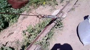 Канатная дорога для удобрения своими руками...