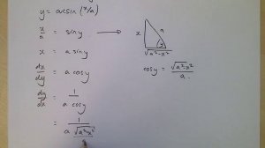 differentiate arcsinx:a1