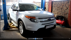 Замена помпы на Форд Эксплорер 2013 года Ford Explorer 3,5 1часть