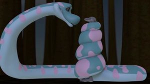 Snake Hypnotizes Dolphin!