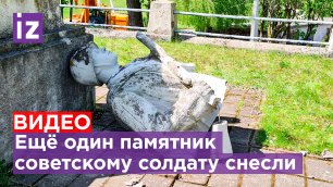 В городе Меркине на юге Литвы снесли памятник советским воинам / Известия
