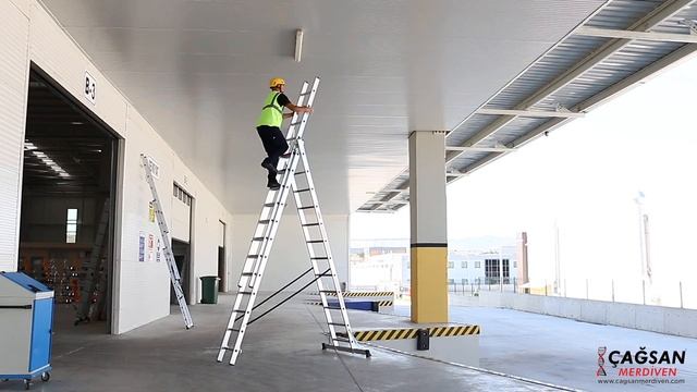 Üç Parçalı Çok Amaçlı Alüminyum Merdiven - Triple Part Combination Aluminium Ladder смотреть онлайн