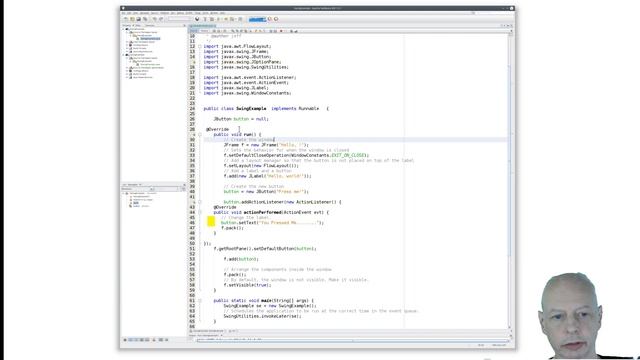 Part 3- Java Programing Swing How To, Tutorial - Button смотреть онлайн