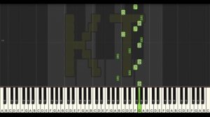 A Mother's Love [Undertale Yellow] - Eaay Mode [Piano Tutorial] (Synthesia)