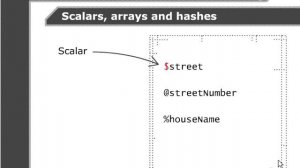 VTC Player   Perl Fundamentals, Scalars, hashes and arrays