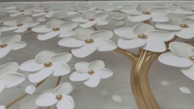 Бумажные фотообои бесшовные VEROL "Дерево 3 D" обои бумажные для стен, фотообои на стену, декор смотреть онлайн