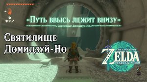 59 - Святилище Домидзуй-Но. The Legend of Zelda Tears of the Kingdom. Domizuin Shrine.