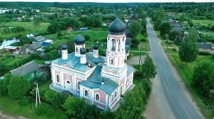 Ямская Слобода ~ Новгородская область ~ обзор виды сверху с высоты птичьего полета аэросъемка