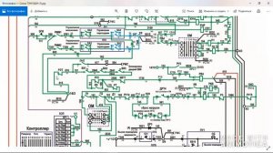 Электрическая схема режима тяги тепловоза ТЭМ18ДМ