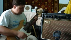 Электрогитара Yamaha Pac 112J Pacifica + Seymour Duncan SH-4. Комбик VOX VR30
