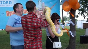 Это питон! Фотографируемся с питоном !