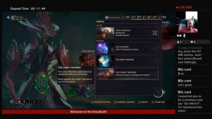 LordBleedem is live playing Warframe.I'm THE 1 eyed streamer guy