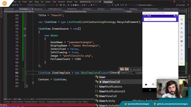 ? Recreating Threads App with .NET MAUI - Profile Page in C# UI! смотреть онлайн