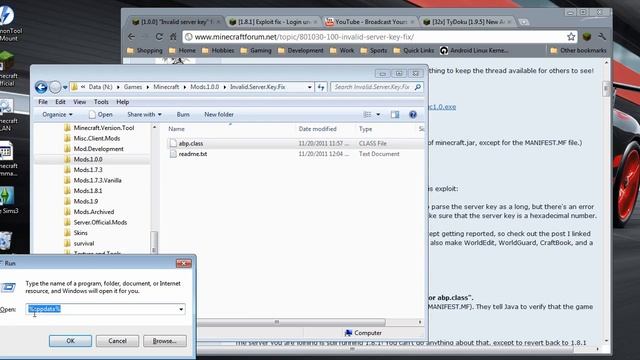 Patch to fix Invalid Server Key error for Minecraft v1.0.0 смотреть онлайн