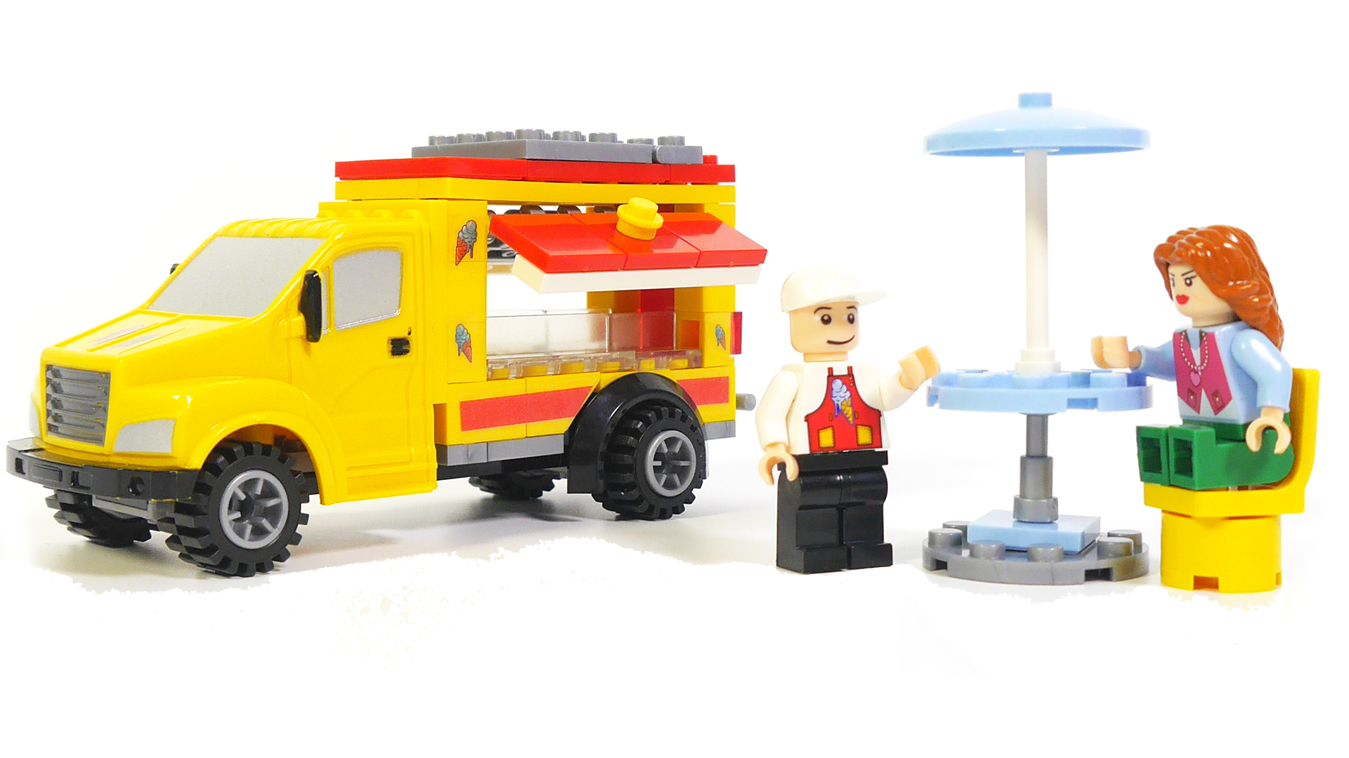 Город Мастеров 3312 ГАЗель NEXT: Кафе на колесах | Обзор и сборка конструктора Лего