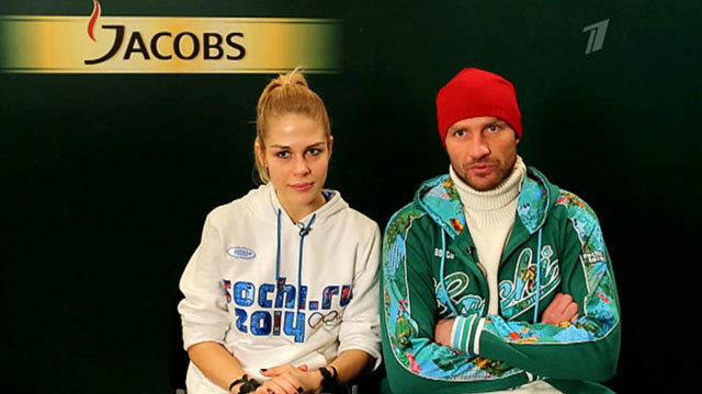 Маруся Зыкова и Роман Костомаров. Тренировка. Фрагмент выпуска от 24.11.2013