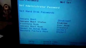 Lenovo Booting to BIOS thru NOVO Button & InsydeH2O BIOS details