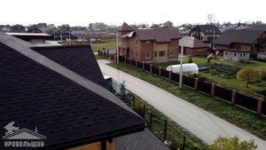 Монтаж гибкой битумной черепицы Docke (Деке) Гранада (Генуя) Какао. Новосибирск, пос. Классика
