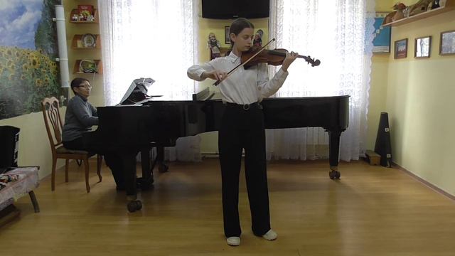 Тема с вариациями Н.Паганини. Исполняет Безносова Вероника смотреть онлайн