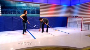 Harry Tries Hockey with Manon Rheaume