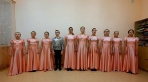 хор "Радуга" "Рождественская песня" Музыка Е. Зарицкая, слова И. Шевчук .