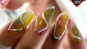 СНОВА 6 НЕДЕЛЬ НОГТЯМ! ТРОПИЧЕСКИЙ ДИЗАЙН ногтей для МОРЯ! Объемный маникюр с втиркой?