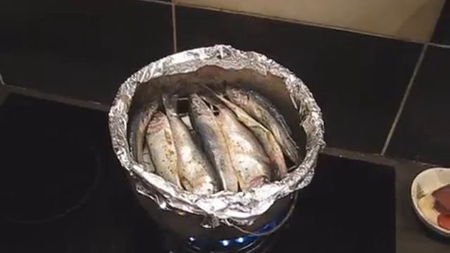 Kоптим салаку без коптильни