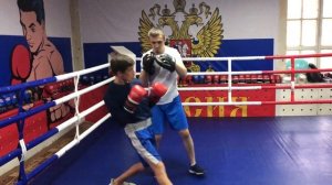 Тренировка на лапах | Отработка рабочих комбинаций