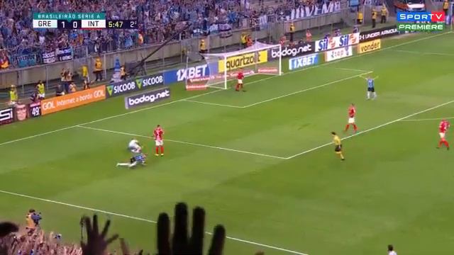 Lomba vs Luciano - Cartão vermelho para Marcelo Lomba por falta em Luciano - Inter vs Grêmio смотреть онлайн