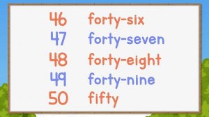 Number Words | 1-100 | Jack Hartmann