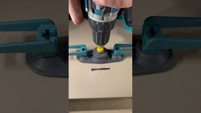 ️Шаблон для сверления плитки с охлаждением от Wolfcraft