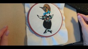 Французские истории 04 | Вышивка пингвина