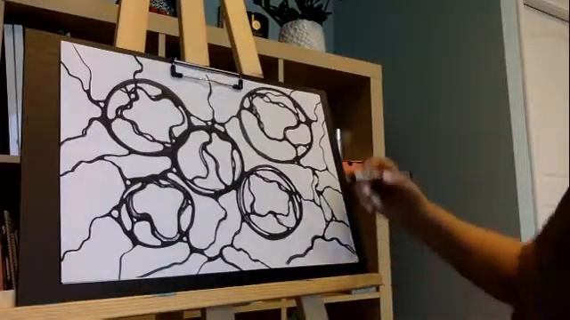 Техника "Легкость жизни". Дина Игликова. Нейрографическая мастерская