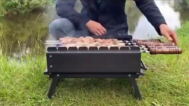 Складной мангал "Дипломат". смотреть онлайн