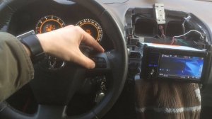 Подключение кнопок мультируля Toyota RAV4