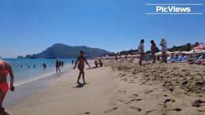 Как выглядит пляж "Клеопатра" в Турции. Аланья. Обзор пляжа, море и погода в ноябре 2023. Турция!