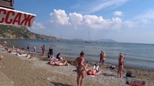 Новый Свет Крым, БАРХАТНЫЙ СЕЗОН, обзор пляжа и набережной. Отдых в Крыму 2021, живописный посёлок