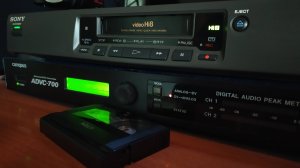 Перегон видео из цифры в аналог. Canopus ADVC-700 + SONY EV-C400E.