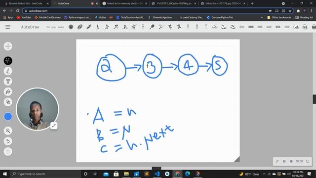 LeetCode #206 Reverse Linked List Explained (Python Solution ) in Amharic (አማርኛ) смотреть онлайн