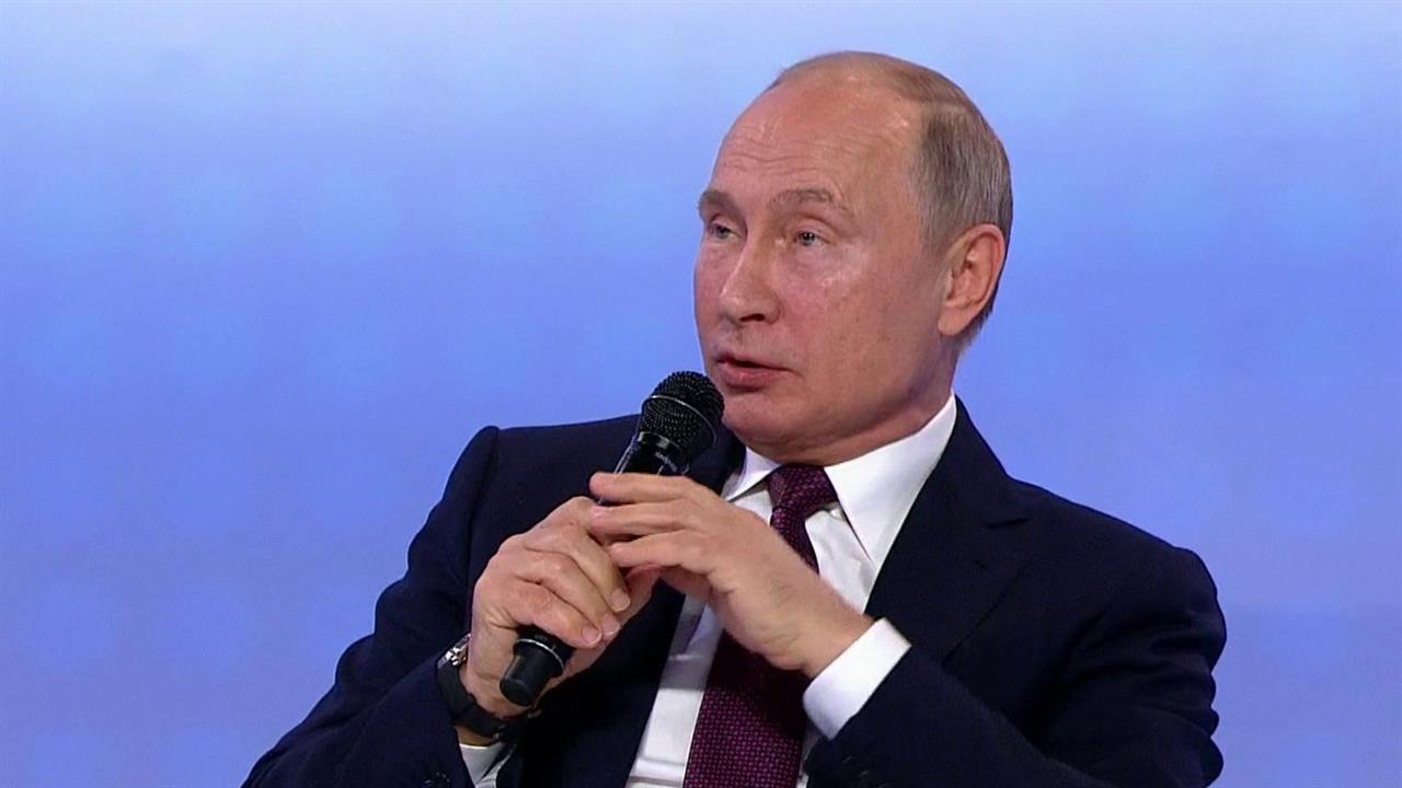 Президент провел всероссийский открытый урок для школьников