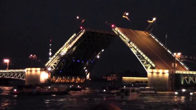 Развод мостов. Санкт-Петербург. 23.06.2014 смотреть онлайн