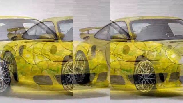 Красивая аэрография на автомобилях. смотреть онлайн