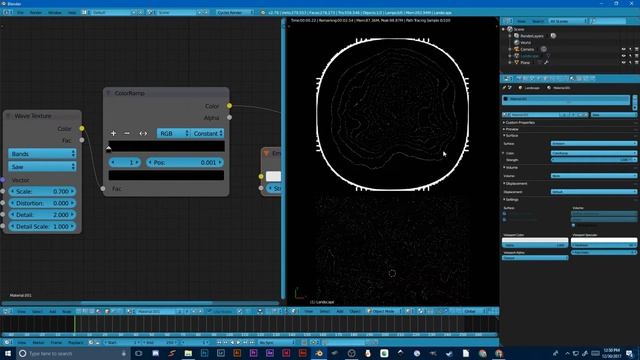 How to create Topographic Maps In Blender