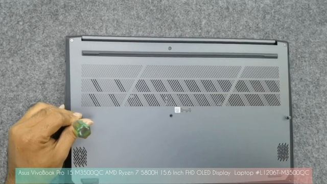 Asus vivobook pro 15 OLED M3500QC laptop teardown & SSD UPDATE смотреть онлайн