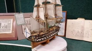 МОДЕЛЬ ЛИНЕЙНОГО КОРАБЛЯ " 3 ИЕРАРХА "