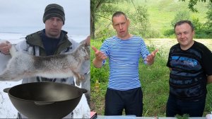 Охота на зайца зимой, а Казан кебаб из зайца летом. Готовим на природе.