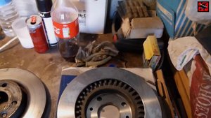 Красим тормозные диски. Сравнение дисков Калины и Весты.