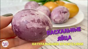 ПОПУЛЯРНОЕ Окрашивание Пасхальных ЯИЦ НАТУРАЛЬНЫМИ Красителями!